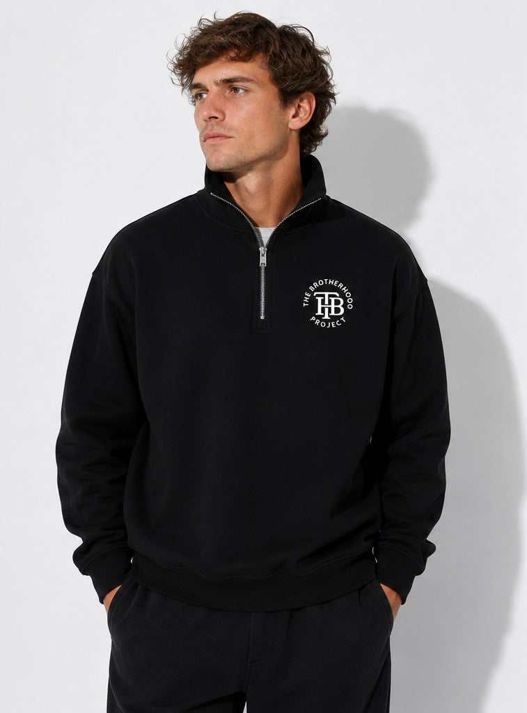 Full Circle Quarter-Zip Sweater